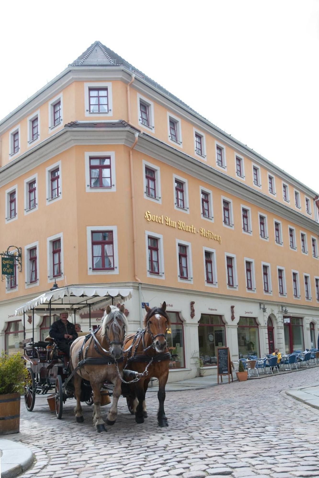 Hotel Garni Residenz Am Markt Meißen Exterior foto